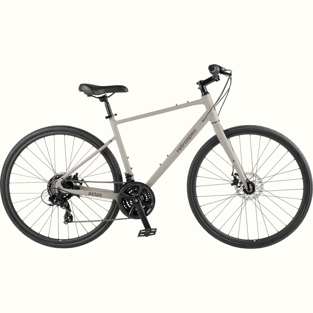 Atlas Fitness Hybrid Bike - 21 Speed | Retrospec Great Value