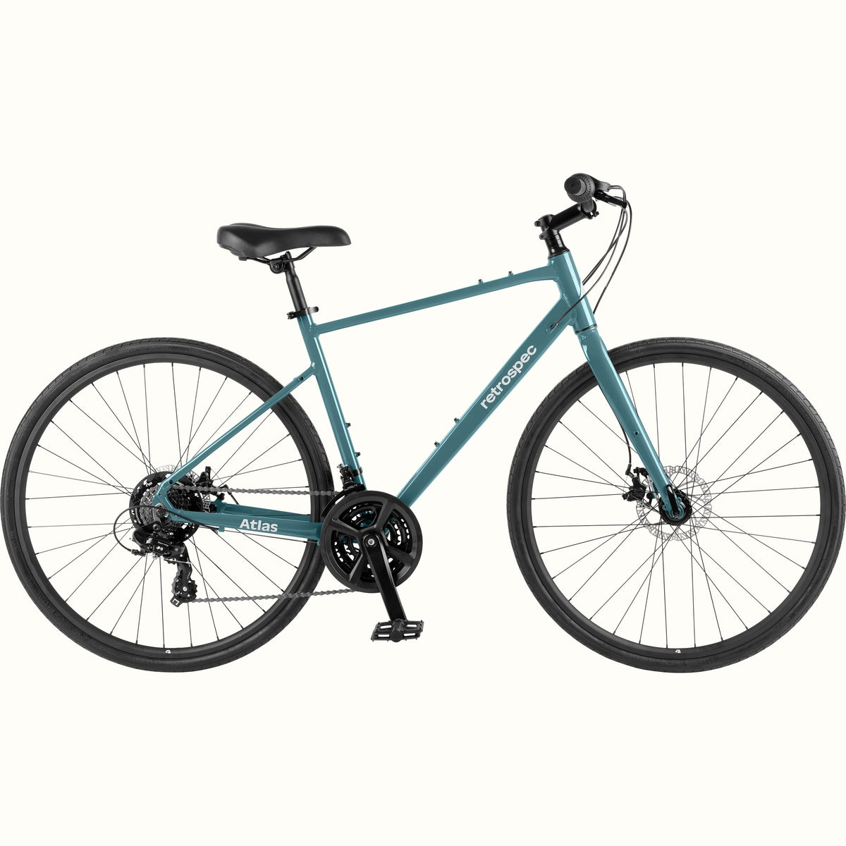 Atlas Fitness Hybrid Bike - 21 Speed | Retrospec Great Value