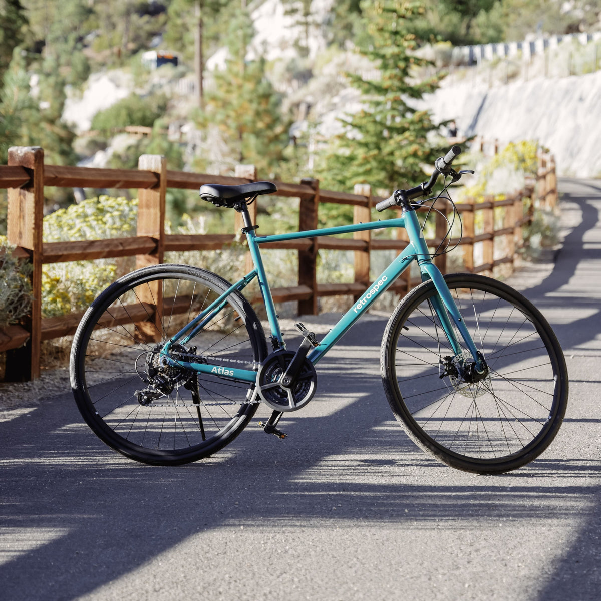 Atlas Fitness Hybrid Bike - 21 Speed | Retrospec Great Value