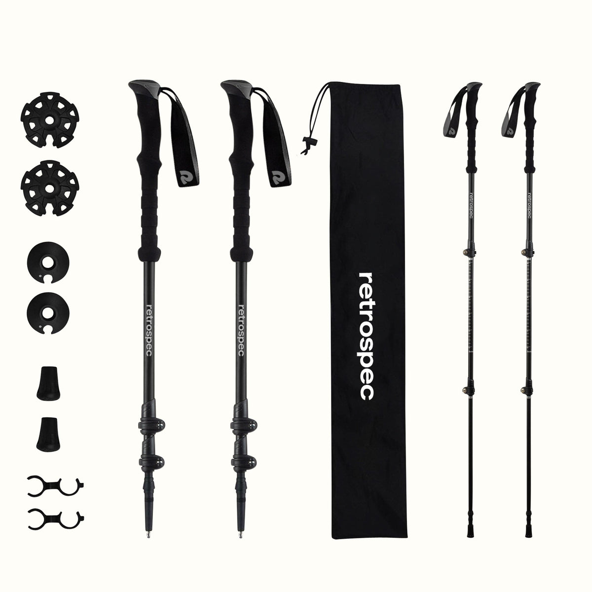 Solstice Aluminum Hiking Poles | Retrospec Everyday
