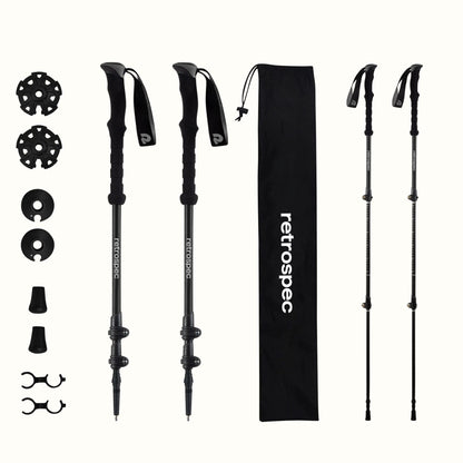Solstice Aluminum Hiking Poles | Retrospec Everyday
