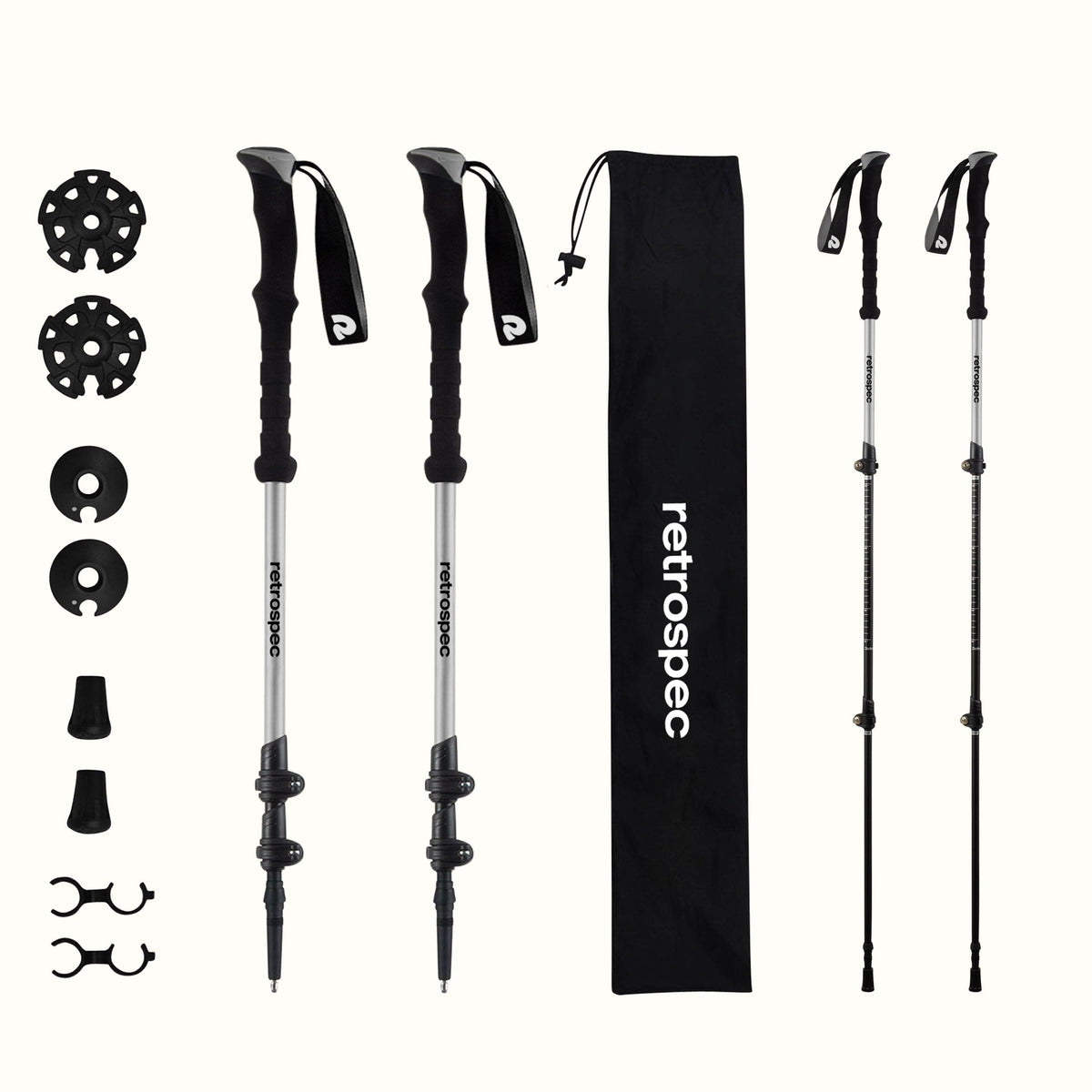Solstice Aluminum Hiking Poles | Retrospec Everyday