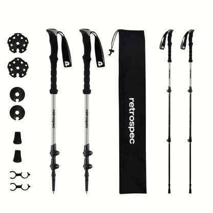 Solstice Aluminum Hiking Poles | Retrospec Everyday