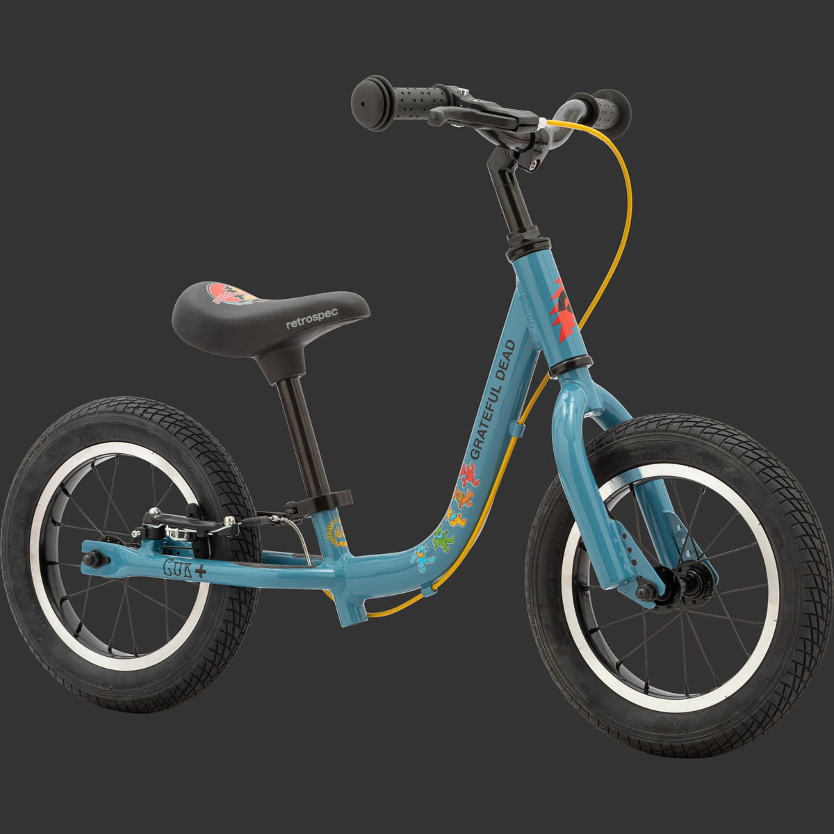 Grateful Dead Cub Plus 12" Kids Balance Bike (18 mos-4 yrs) | Retrospec Great Value