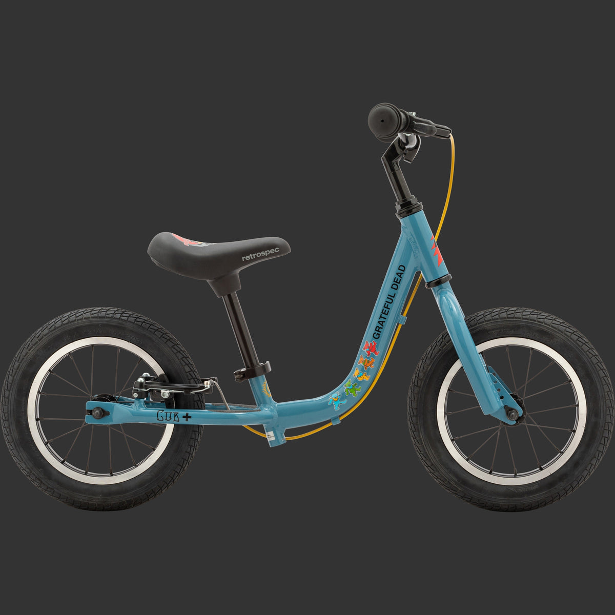 Grateful Dead Cub Plus 12" Kids Balance Bike (18 mos-4 yrs) | Retrospec Great Value