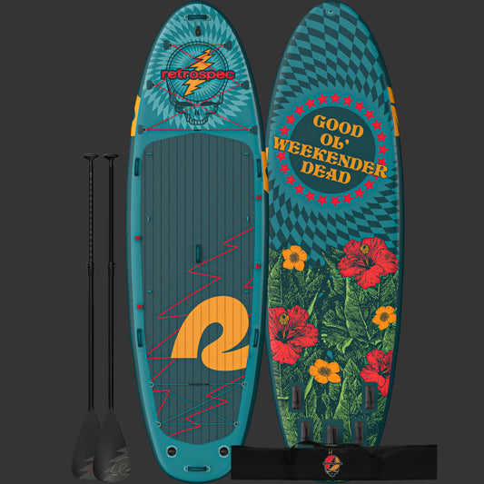 Grateful Dead Weekender Crew Multi-Person Inflatable Stand Up Paddle Board 12’ | Retrospec Trusted