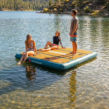 Siesta Dock Inflatable Platform 7' | Retrospec Everyday