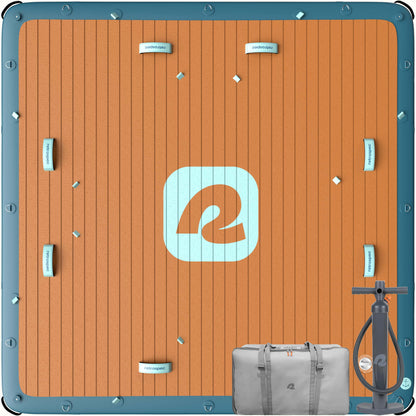 Siesta Dock Inflatable Platform 7' | Retrospec Everyday