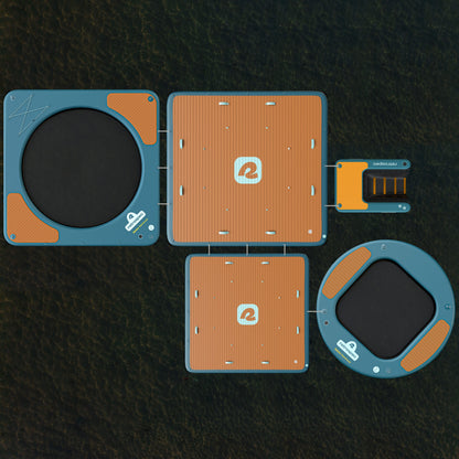 Siesta Dock Inflatable Platform 7' | Retrospec Everyday